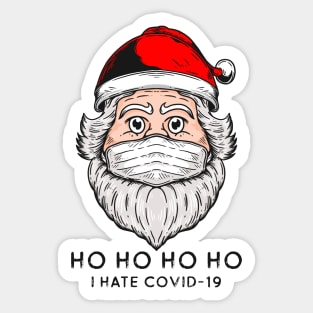 Santa Claus VS Covid-19 Sticker